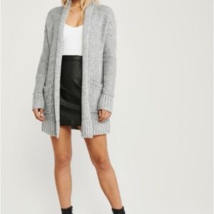 EUC Abercrombie cozy shawl open cardigan
